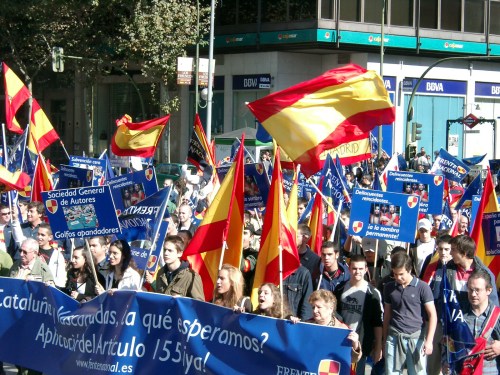 fn01 Acto político del FRENTE NACIONAL en Madrid.